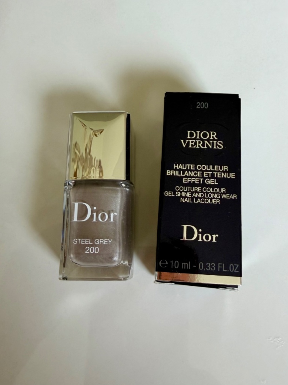 DIOR Vernis Steel Grey 200 Nail Polish - RARE - New in Box NWT